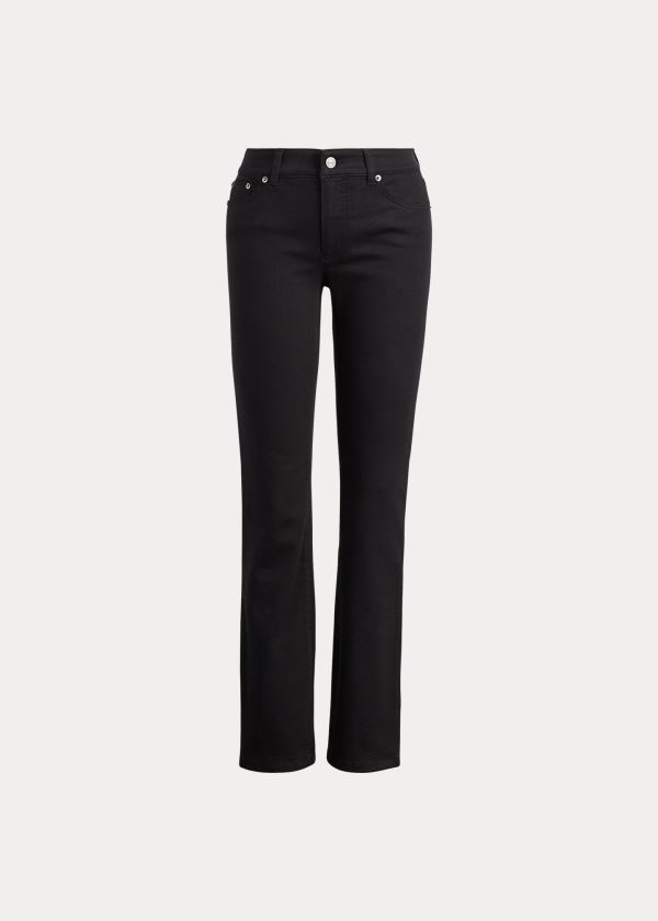 Jeans Ralph Lauren Mujer Negros - Premier Straight - FILGR7059